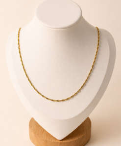 Cadena acero dorado Singapur