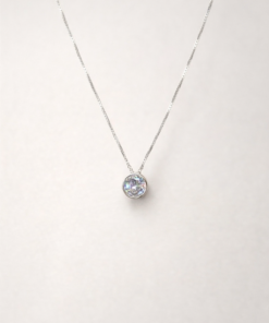 cadena con punto de luz 0.4mm de plata 925