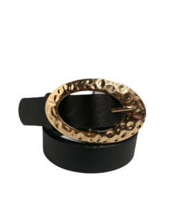 Cinto hebilla labrada oval