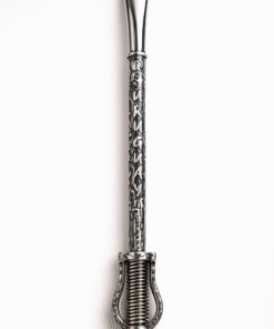 bombilla criolla alpaca cincelada Uruguay con resorte .