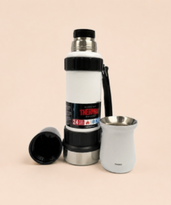 Termo 1.20 blanco y mate de 260ml blanco en acero