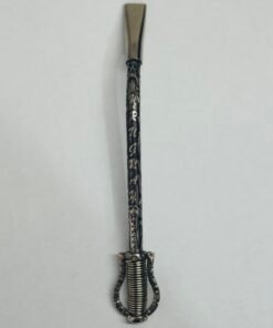 bombilla criolla alpaca cincelada Uruguay con resorte .