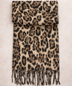 Pashmina animal print de textura suave y diseño elegante