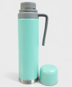 Termo 750ml con manija y pico cebador verde agua