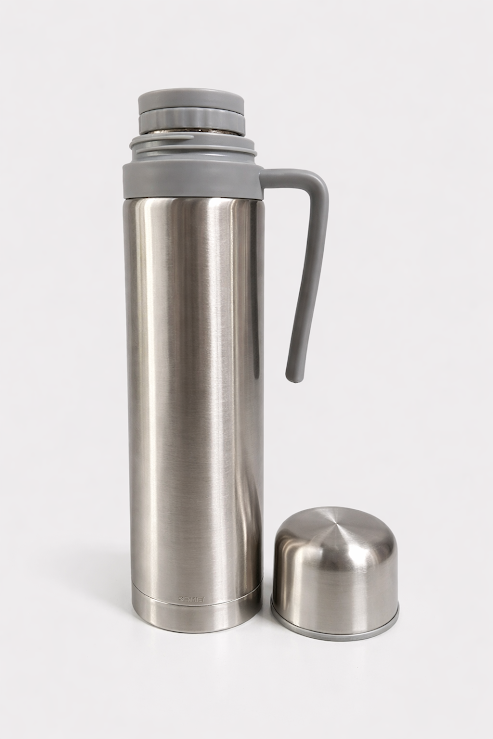 Termo 750ml con manija y pico cebador acero