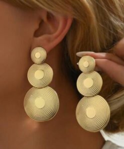 caravaba bijou dorada con forma a modedas