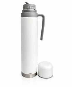 termo 3/4 con manija color blanco