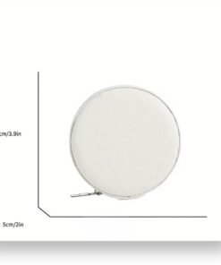 Alhajero redondo blanco con medidas