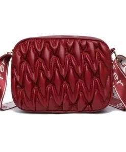 Morral puffy bordo