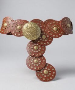 cinto boho con chapon y ojalillos whislky