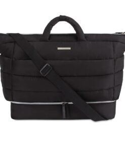 Cartera bolso urban puffer negro