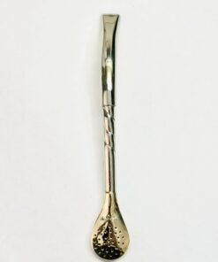 Bombilla picoloro alpaca torneada