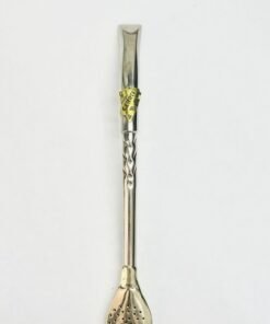 bombilla picoloro alpaca con aplique bronce cerro