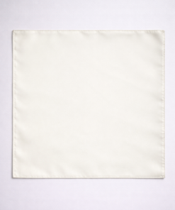 Pañuelo de seda cuadrado 70x70 cm liso color beige