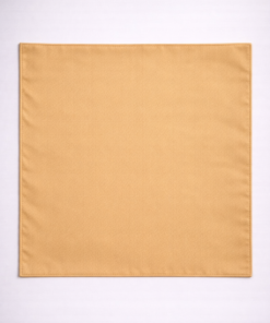 Pañuelo de seda cuadrado 70x70 cm liso color camel