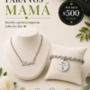 combo Para vos mamá, cadena acero mamá y puslsera con dije corazón con dedicatoria acero