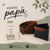 Promo día del padre, billetera mas cinto de hombre