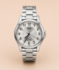 Reloj QQ Metal Plateado esfera combinada - Imagen 2
