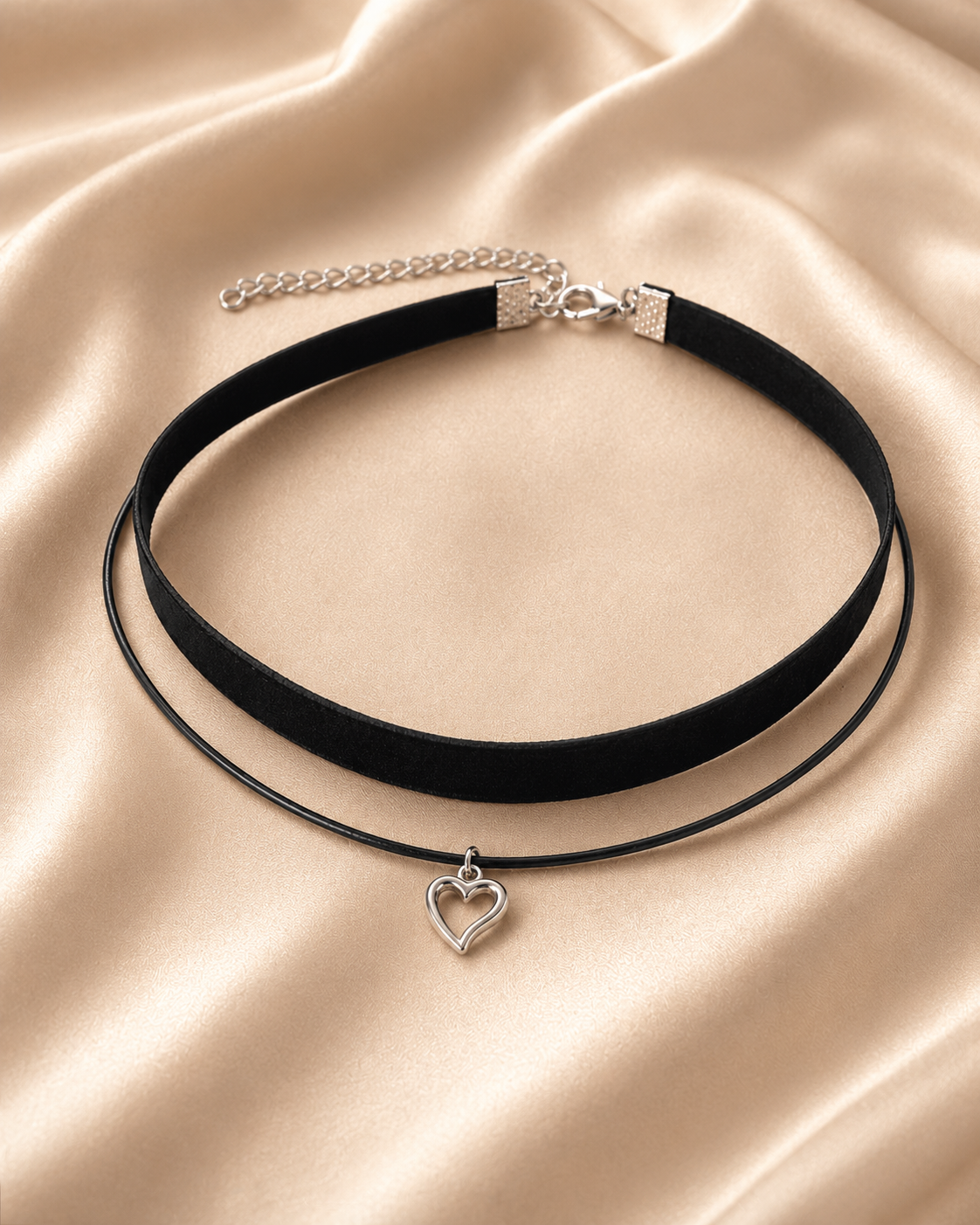 klchoker-con-dije-corazón